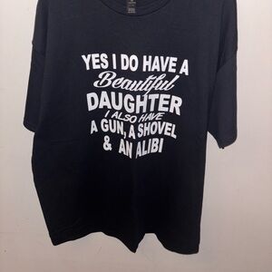 Gildan Black and White Graphic Kids T-Shirt